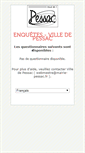 Mobile Screenshot of enquetes.mairie-pessac.fr