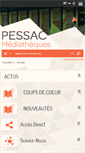 Mobile Screenshot of mediatheque.mairie-pessac.fr